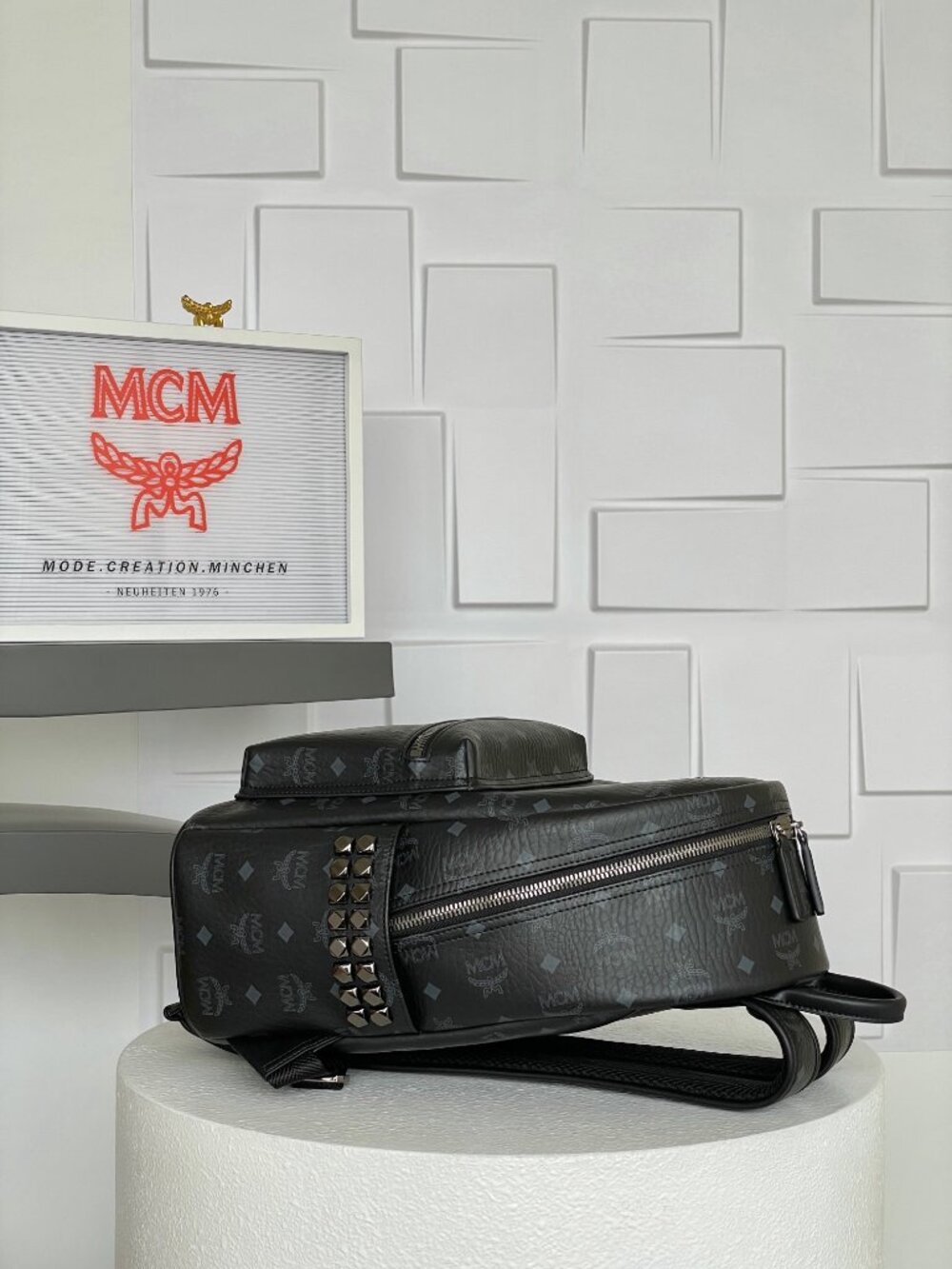 MCM Backpack Black - Picture 8 of 9